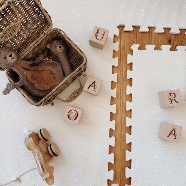 Puzzel speelmat - Spots cashmere