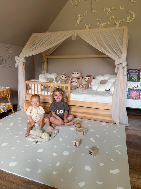 Olya Kids Puzzel Speelmat - Terrazzo Dove