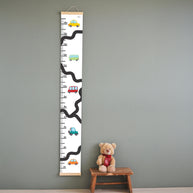 Houten groeimeter - Auto's