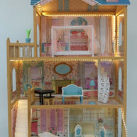 Wooden Dollhouse Emily with LED Lights