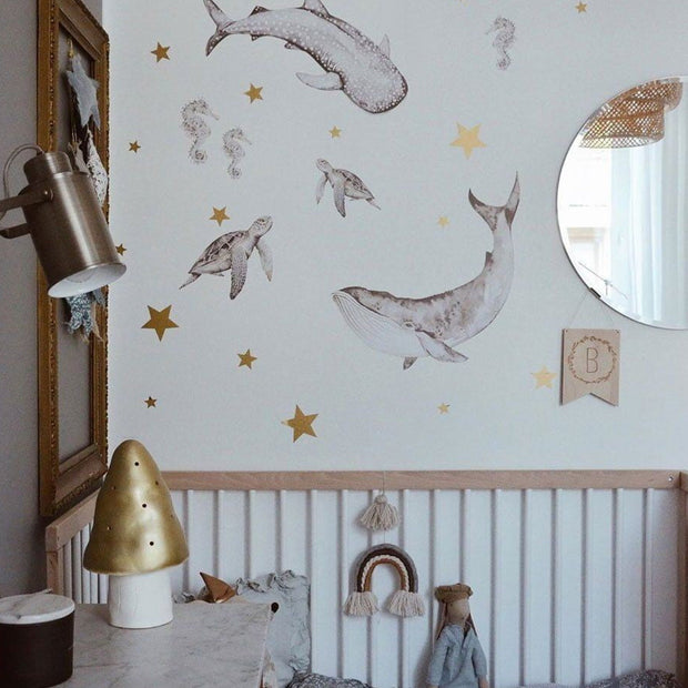 Happy Ocean Wonderland Wall Stickers Set