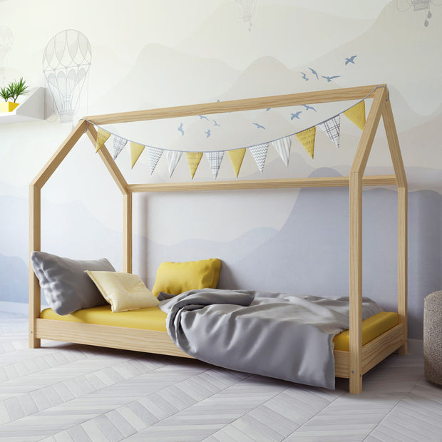 Kocot Kids Junior Bed Huisje Bella - Natural
