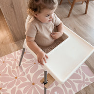 Kids Mealtime Floor Mat, Non-Slip & Waterproof - Daisy Sun