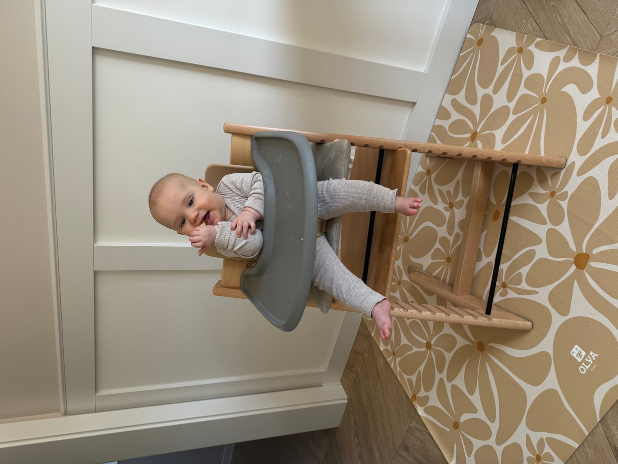 Kids Mealtime Floor Mat, Non-Slip & Waterproof - Daisy Sun