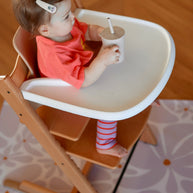 Kids Mealtime Floor Mat, Non-Slip & Waterproof - Daisy Lavender