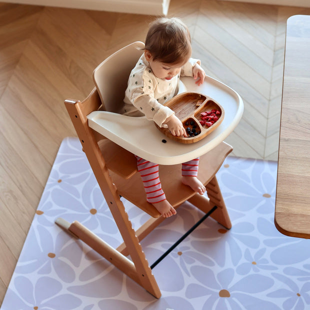 Eetmat antislip & waterproof - Daisy lavender