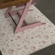 Kids Mealtime Floor Mat, Non-Slip & Waterproof - Palm Beach Terra