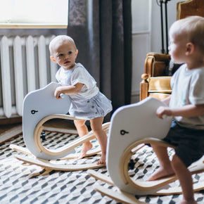 Rocking Elephant Add-on for the leg&go Balance Bike – Gray