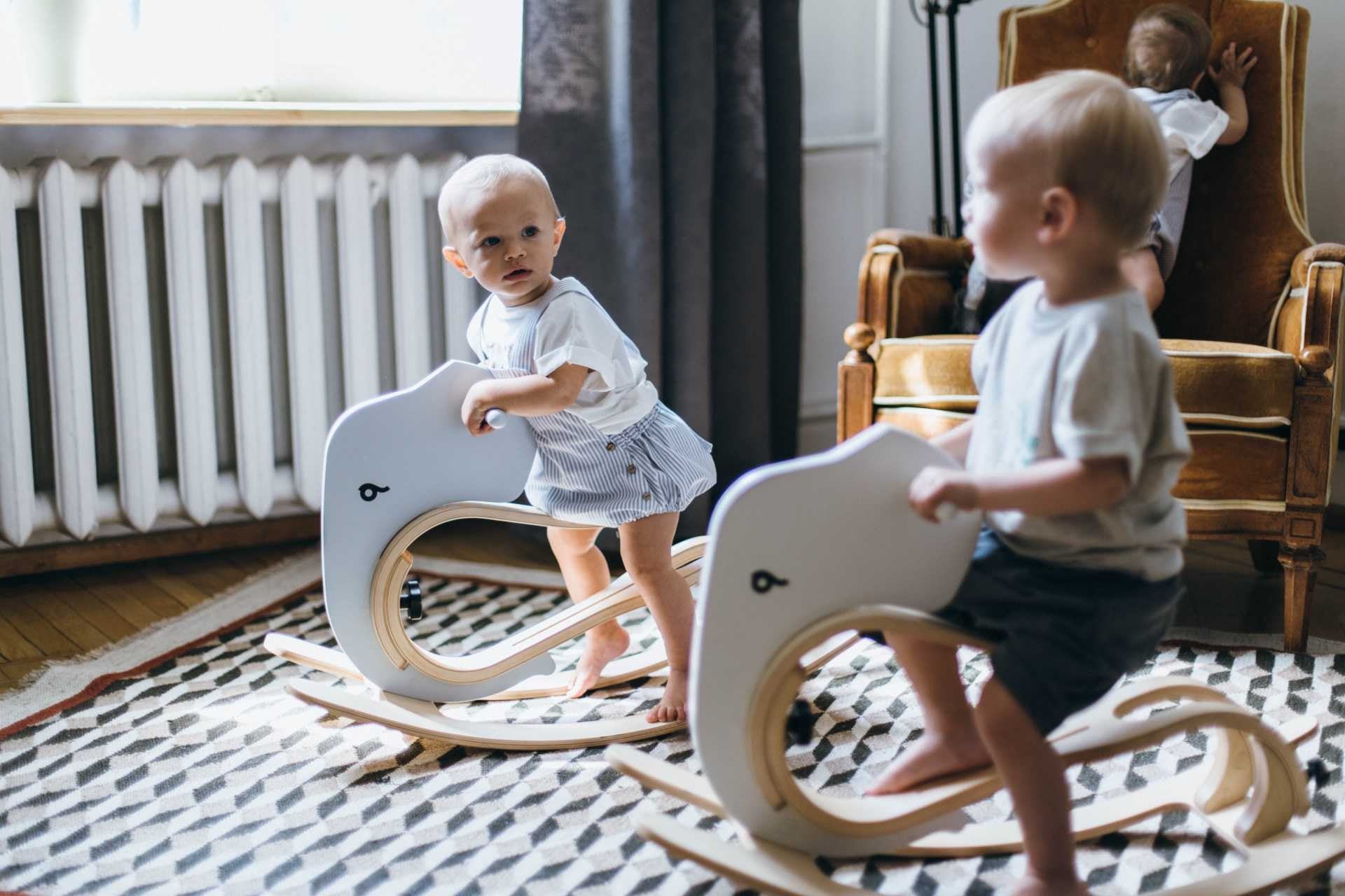 Rocking Elephant Add-on for the leg&go Balance Bike – Gray