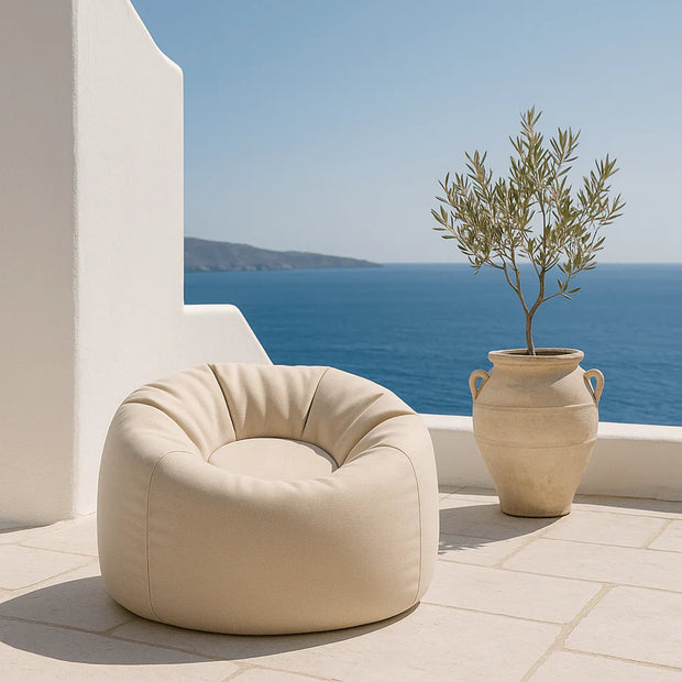 Zitzak kind Floreo - Blush Beige