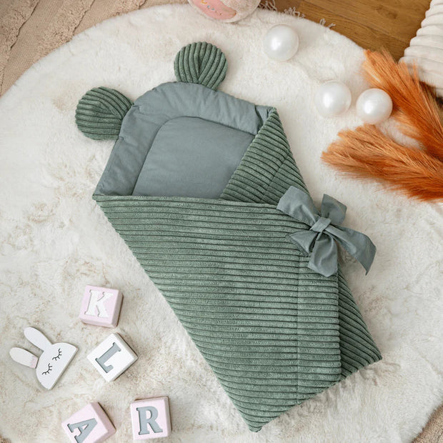 MeowBaby Wikkeldeken Rib – Olive Green