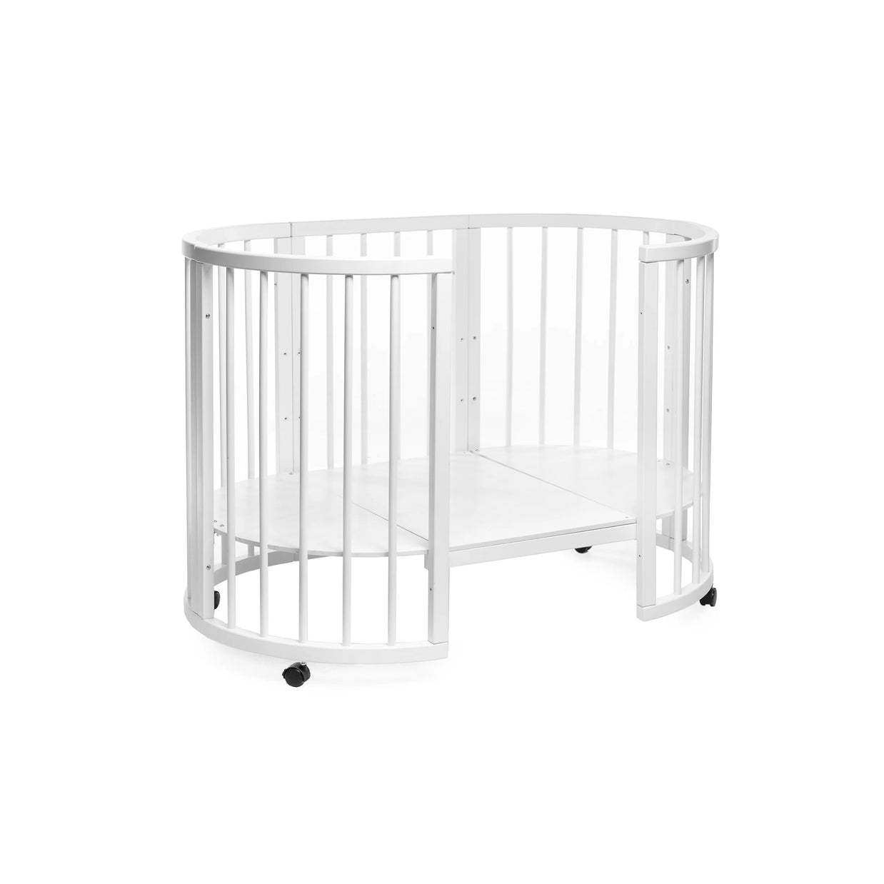 Ledikant OLIN Rond met matras - Wit