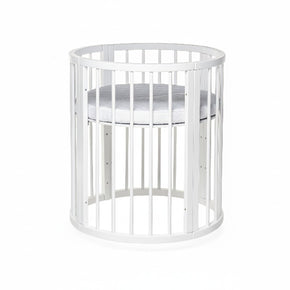 Compact rond babybed OLIN met matras voor de kleinste baby's