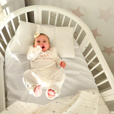Ledikant OLIN Rond met matras - Wit