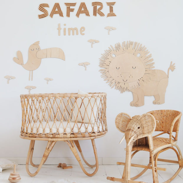 Houten Wanddecoratie - Safari Toekan