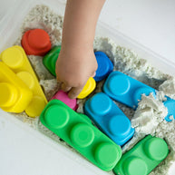Soft Blocks Set With Wheels - 21 pcs 