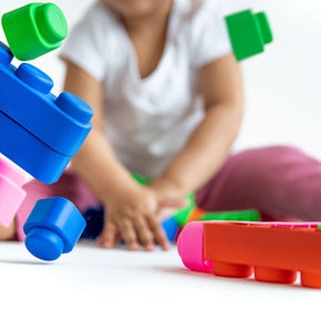 Soft Blocks Set With Wheels -33 pcs