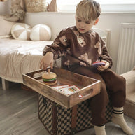 Wooden Burger Restaurant Puzzle for Children, 15 pcs