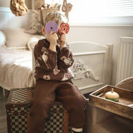 Wooden Burger Restaurant Puzzle for Children, 15 pcs