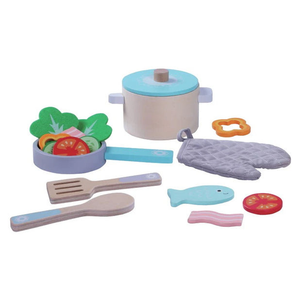 Houten speelkeuken set