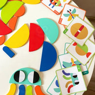 Wooden Montessori shape Puzzle