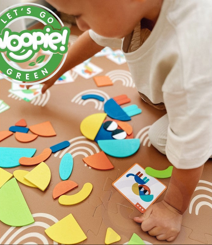 Wooden Montessori shape Puzzle